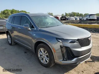2021 Cadillac XT6 Luxury with VIN 1GYKPAR41MZ124645, listed as a Copart auction lot 44207893 with 0 mi miles. Bid and sale history available at carsss.com. Image 4.