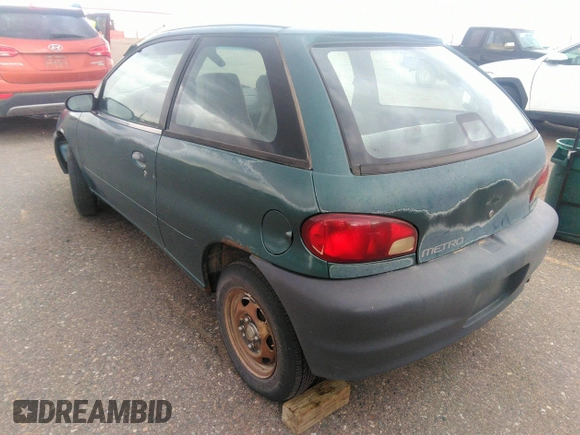 1998 Chevrolet Metro with VIN 2C1MR2263W6726209, listed as a IAAI auction lot 42142451 with 183,746 mi miles and . Bid and sale history available at DreamBid. Image 3.