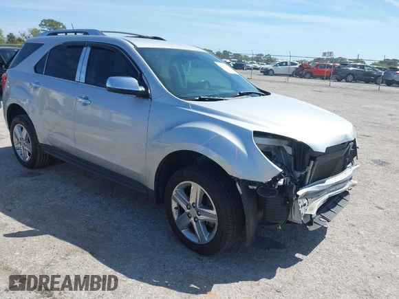 2014 Chevrolet Equinox LTZ with VIN 2GNALDEK7E6247275, listed as a IAAI auction lot 41808207 with 136,706 mi miles. Bid and sale history available at carsss.com. Image 1.