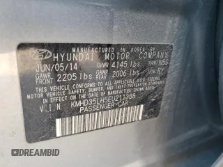 2014 Hyundai Elantra GT with VIN KMHD35LH5EU211388, listed as a Copart auction lot 86630884 with 162,776 mi miles and Salvage Title. Bid and sale history available at carsss.com. Image 12.