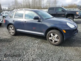 2006 Porsche Cayenne S with VIN WP1AB29P76LA67176, listed as a Copart auction lot 46537195 with 158,860 mi miles and Salvage Title. Bid and sale history available at carsss.com. Image 4.
