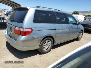 2006 Honda Odyssey EX-L z VIN 5FNRL38756B020403, wystawiony jako Copart lot #58294445 z przebiegiem 248 529 mil mil oraz Szkoda całkowita • Salvage title. Historia ofert i sprzedaży dostępna na DreamBid. Obrazek 3.