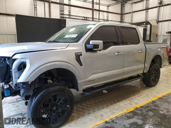 2023 Ford F-150 XL with VIN 1FTFW1ED3PFB64344, listed as a Copart auction lot 55409115 with 20,817 mi miles and Salvage Title. Bid and sale history available at carsss.com. Image 1.