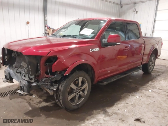 2015 Ford F-150 XLT w/HD Payload Pkg with VIN 1FTFW1EF1FKD80880, listed as a IAAI auction lot 40958352 with 114,911 mi miles. Bid and sale history available at carsss.com. Image 18.