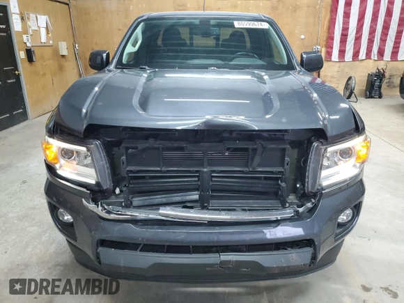 2016 GMC Canyon 4WD SLE with VIN 1GTH6CE36G1160409, listed as a Copart auction lot 80590674 with 58,114 mi miles and Clean Title. Bid and sale history available at carsss.com. Image 5.
