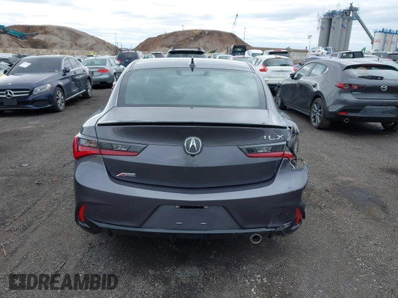2020 Acura ILX w/Premium/A-SPEC Pkg with VIN 19UDE2F80LA012323, listed as a IAAI auction lot 41722118 with 32,325 mi miles. Bid and sale history available at carsss.com. Image 16.