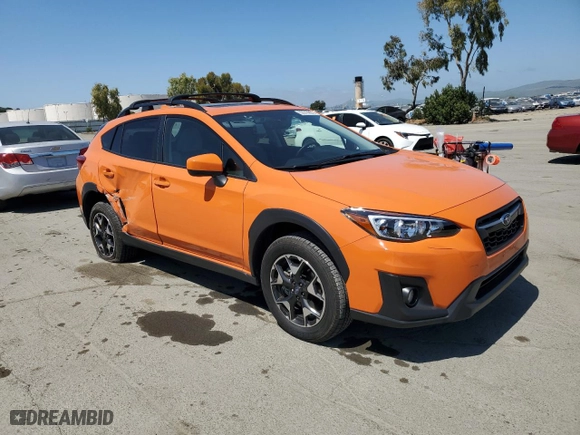 2020 Subaru Crosstrek Premium with VIN JF2GTAEC6LH217915, listed as a Copart auction lot 53516865 with 27,779 mi miles and Salvage Title. Bid and sale history available at carsss.com. Image 4.
