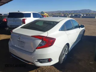2020 Honda Civic Sedan LX with VIN 2HGFC2F62LH596691, listed as a IAAI auction lot 41507391 with 48,020 mi miles. Bid and sale history available at carsss.com. Image 4.