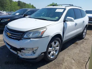 2016 Chevrolet Traverse LT with VIN 1GNKRGKD3GJ254269, listed as a IAAI auction lot 42006283 with 154,586 mi miles. Bid and sale history available at carsss.com. Image 2.