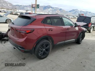 2022 Buick Envision Essence with VIN LRBFZPR41ND049298, listed as a Copart auction lot 84273634 with 76,252 mi miles and Salvage Title. Bid and sale history available at carsss.com. Image 3.