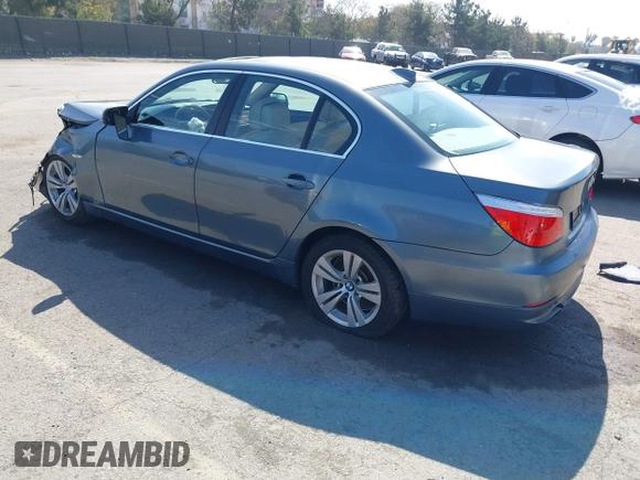 2010 BMW 5 Series 528i with VIN WBANU5C56AC128660, listed as a IAAI auction lot 41691585 with Not Provided miles and . Bid and sale history available at carsss.com. Image 3.