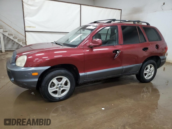 2004 Hyundai Santa Fe with VIN KM8SB12B44U646059, listed as a Copart auction lot 64770184 with 160,936 mi miles and Clean Title. Bid and sale history available at carsss.com. Image 1.