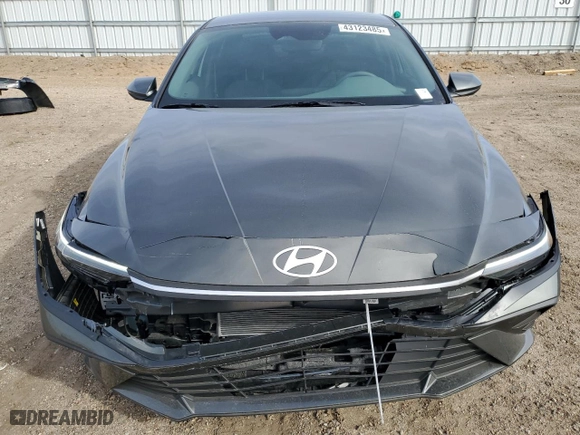 2024 Hyundai Elantra SEL with VIN KMHLM4DG3RU750347, listed as a Copart auction lot 43123485 with 799 mi miles and Clean Title. Bid and sale history available at carsss.com. Image 5.