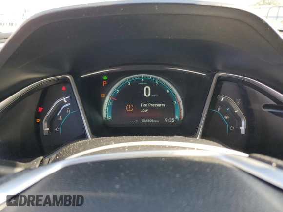 2018 Honda Civic EX with VIN 2HGFC2F74JH552276, listed as a Copart auction lot 52356985 with 64,650 mi miles and Salvage Title. Bid and sale history available at DreamBid. Image 9.