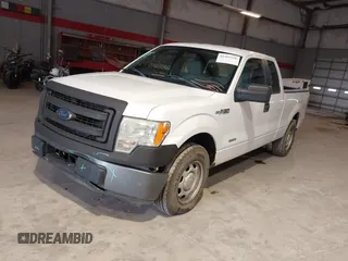 2014 Ford F-150 XL with VIN 1FTFX1CT6EKE41483, listed as a IAAI auction lot 41409520 with 131,898 mi miles. Bid and sale history available at carsss.com. Image 2.