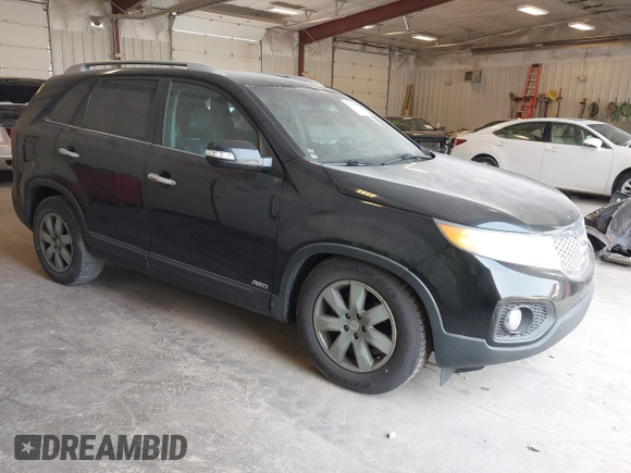 2011 Kia Sorento LX with VIN 5XYKTCA1XBG026949, listed as a IAAI auction lot 42398917 with 185,193 mi miles and . Bid and sale history available at DreamBid. Image 1.