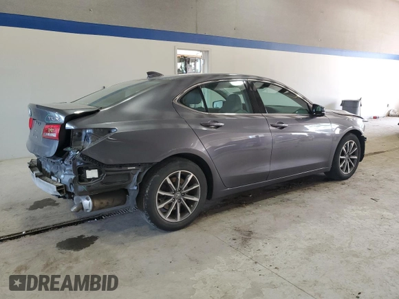 2019 Acura TLX w/Technology Pkg with VIN 19UUB1F56KA002001, listed as a Copart auction lot 46343405 with 80,161 mi miles and Salvage Title. Bid and sale history available at carsss.com. Image 3.