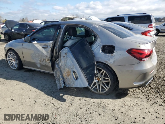 2019 Mercedes-Benz A 220 with VIN WDD3G4FB3KW017700, listed as a Copart auction lot 48054685 with 55,296 mi miles and Clean Title. Bid and sale history available at DreamBid. Image 2.