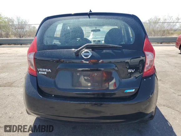 2014 Nissan Note SV with VIN 3N1CE2CP5EL402970, listed as a Copart auction lot 54598005 with Not provided miles and Salvage title. Bid and sale history available at DreamBid. Image 6.
