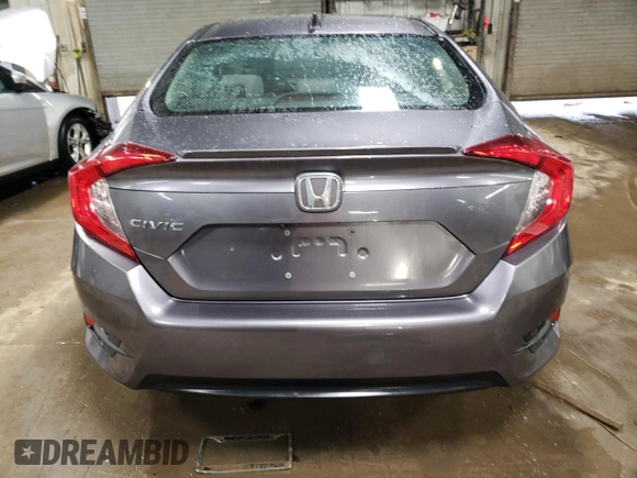 2018 Honda Civic EX-T with VIN 19XFC1F42JE000270, listed as a Copart auction lot 46618665 with 54,321 mi miles and Salvage title. Bid and sale history available at DreamBid. Image 6.