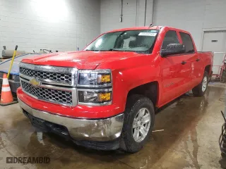 2014 Chevrolet Silverado 1500 LT with VIN 3GCUKREH1EG424966, listed as a Copart auction lot 50300545 with 95,768 mi miles and Salvage Title. Bid and sale history available at carsss.com. Image 1.