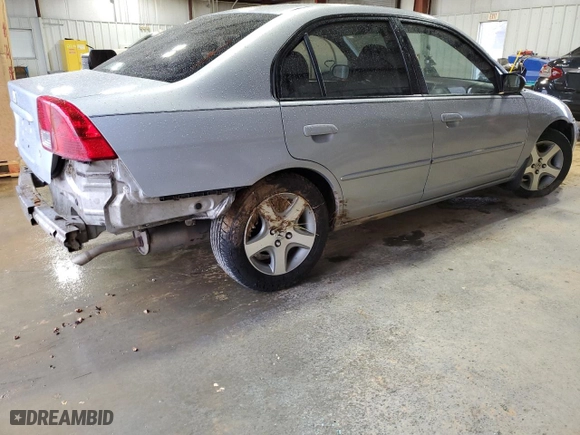 2004 Honda Civic VP with VIN 2HGES16364H588674, listed as a Copart auction lot 47623565 with 118,979 mi miles and Salvage Title. Bid and sale history available at carsss.com. Image 3.