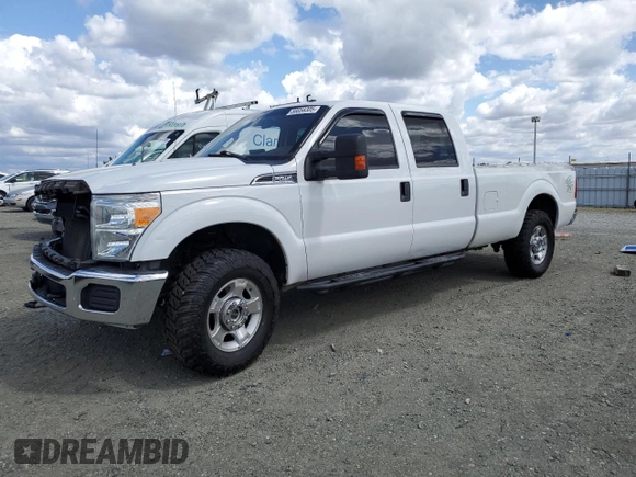 2016 Ford F-250 Lariat with VIN 1FT7W2B69GED14222, listed as a Copart auction lot 56658305 with Not provided miles and Salvage title. Bid and sale history available at DreamBid. Image 1.