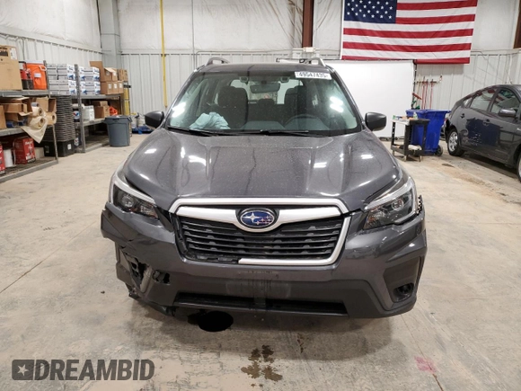2021 Subaru Forester with VIN JF2SKADC9MH466855, listed as a Copart auction lot 49547435 with 49,501 mi miles and Salvage Title. Bid and sale history available at carsss.com. Image 5.