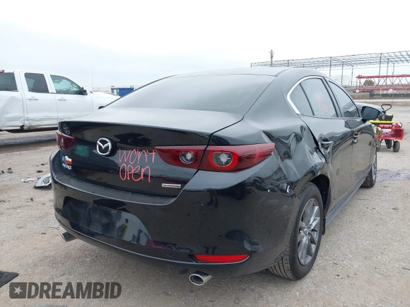 2024 Mazda 3 S with VIN 3MZBPAAM0RM417184, listed as a IAAI auction lot 42376731 with 8,237 mi miles and . Bid and sale history available at DreamBid. Image 4.
