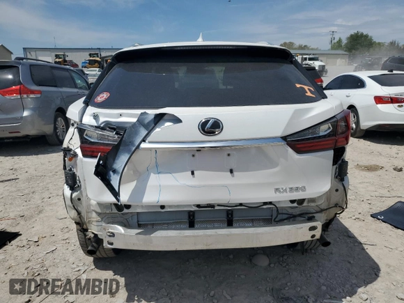 2017 Lexus RX 350 with VIN 2T2ZZMCA5HC087870, listed as a Copart auction lot 53675925 with 125,295 mi miles and Salvage Title. Bid and sale history available at DreamBid. Image 6.
