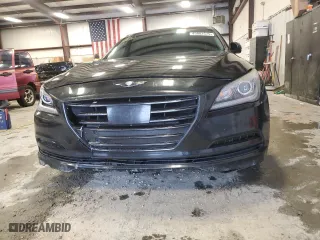 2015 Hyundai Genesis 3.8L with VIN KMHGN4JEXFU038009, listed as a Copart auction lot 45082575 with 121,553 mi miles and Salvage Title. Bid and sale history available at carsss.com. Image 5.