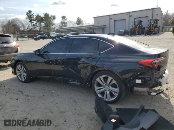 2021 Acura TLX w/Technology Package with VIN 19UUB6F4XMA006575, listed as a Copart auction lot 48488485 with 41,232 mi miles and Non Repairable. Bid and sale history available at carsss.com. Image 2.