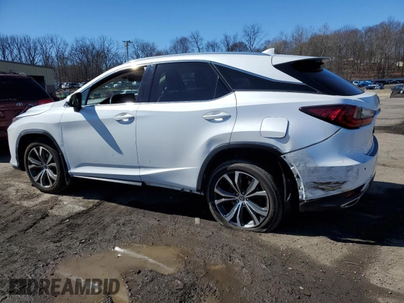 2022 Lexus RX 350 with VIN 2T2HZMDA7NC322095, listed as a Copart auction lot 49484325 with 124,042 mi miles and Salvage Title. Bid and sale history available at DreamBid. Image 2.