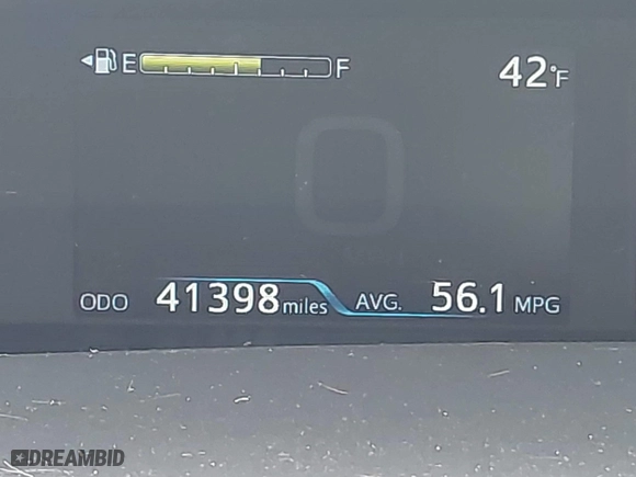 2022 Toyota Prius L Eco with VIN JTDKAMFU5N3189161, listed as a IAAI auction lot 41666463 with 41,398 mi miles. Bid and sale history available at carsss.com. Image 16.