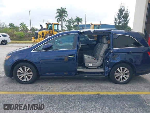 2016 Honda Odyssey EX-L with VIN 5FNRL5H60GB064815, listed as a IAAI auction lot 38644382 with 84,499 mi miles. Bid and sale history available at carsss.com. Image 15.