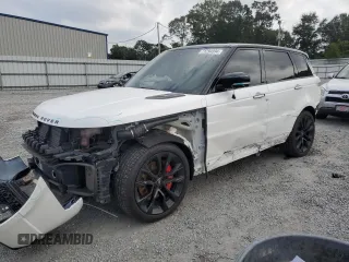 2022 Land Rover Range Rover Sport HST with VIN SALWS2RU8NA219045, listed as a Copart auction lot 71294394 with 38,088 mi miles and Salvage Title. Bid and sale history available at carsss.com. Image 1.