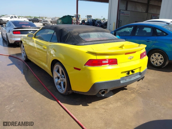 2014 Chevrolet Camaro LT with VIN 2G1FB3D36E9312209, listed as a IAAI auction lot 41907491 with 158,077 mi miles. Bid and sale history available at carsss.com. Image 3.