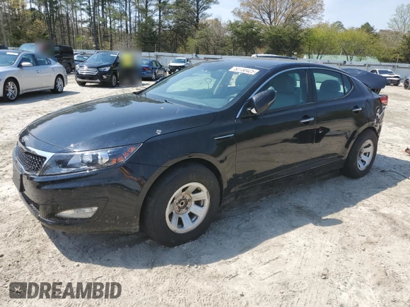 2013 Kia Optima EX with VIN 5XXGN4A70DG161293, listed as a Copart auction lot 52730425 with 0 mi miles and Salvage Title. Bid and sale history available at carsss.com. Image 1.
