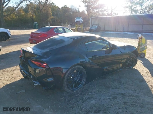 2024 Toyota GR Supra 3.0 with VIN WZ1DB0G01RW067364, listed as a IAAI auction lot 41330053 with 6,500 mi miles. Bid and sale history available at carsss.com. Image 4.
