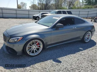 2017 Mercedes-Benz C 63 S AMG with VIN WDDWJ8HB0HF504414, listed as a Copart auction lot 50409255 with Not Provided miles and Salvage Title. Bid and sale history available at carsss.com. Image 1.