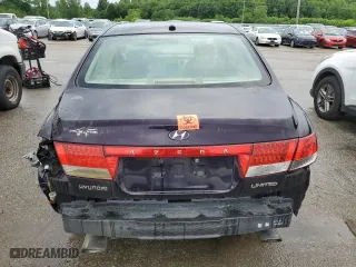2007 Hyundai Azera SE with VIN KMHFC46F27A200074, listed as a Copart auction lot 55945864 with 0 mi miles and Non Repairable. Bid and sale history available at carsss.com. Image 6.