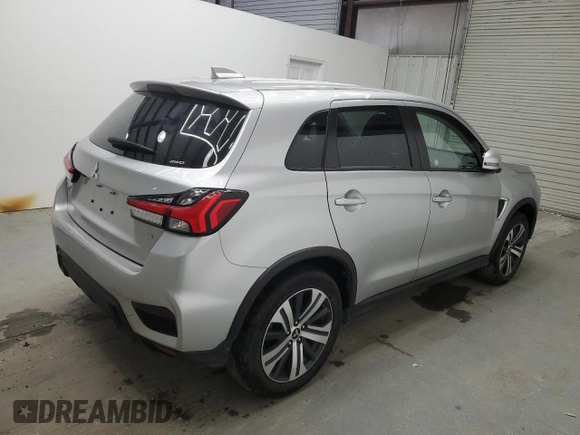 2024 Mitsubishi Outlander Sport S with VIN JA4ARUAU5RU006914, listed as a Copart auction lot 52618065 with 28,013 mi miles and Salvage Title. Bid and sale history available at carsss.com. Image 3.