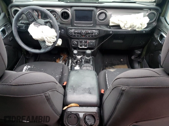 2023 Jeep Wrangler Sport Altitude with VIN 1C4HJXDN2PW569826, listed as a Copart auction lot 81825314 with 16,497 mi miles and Salvage Title. Bid and sale history available at DreamBid. Image 8.