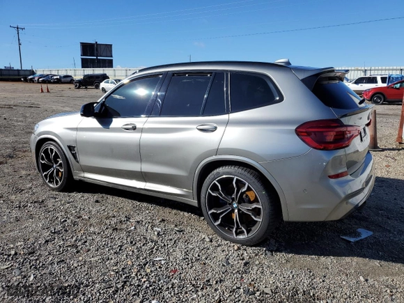 2020 BMW X3 M Competition with VIN 5YMTS0C09L9B09814, listed as a Copart auction lot 39846534 with 0 mi miles. Bid and sale history available at carsss.com. Image 2.