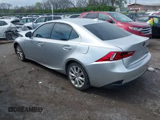 2015 Lexus IS 250 with VIN JTHBF1D24F5073780, listed as a IAAI auction lot 41953157 with 104,239 mi miles. Bid and sale history available at carsss.com. Image 3.