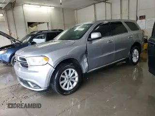 2015 Dodge Durango SXT with VIN 1C4RDHAG2FC187609, listed as a Copart auction lot 52924215 with 197,237 mi miles and Salvage title. Bid and sale history available at DreamBid. Image 1.