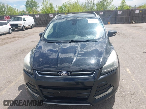 2014 Ford Escape Titanium with VIN 1FMCU9JX2EUB66579, listed as a IAAI auction lot 42171374 with 131,485 mi miles. Bid and sale history available at carsss.com. Image 12.