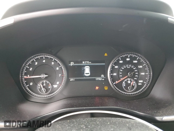 2023 Hyundai Santa Fe SE with VIN 5NMS1DAJ2PH599515, listed as a Copart auction lot 88449505 with 17,781 mi miles and Salvage Title. Bid and sale history available at carsss.com. Image 9.