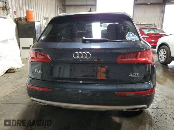 2018 Audi Q5 Premium Plus with VIN WA1BNAFY3J2024953, listed as a Copart auction lot 69177082 with 66,387 mi miles. Bid and sale history available at carsss.com. Image 6.