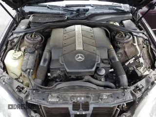2002 Mercedes-Benz S-Class 4.3L with VIN WDBNG70J52A235556, listed as a Copart auction lot 51369375 with 201,655 mi miles and Salvage Title. Bid and sale history available at carsss.com. Image 11.